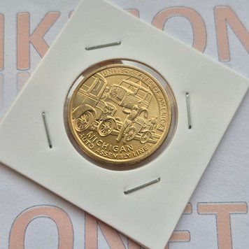 Пам'ятна монета США 1 долар 2025 року. Мічиган. Автоскладальна лінія, мітка монетного двору "D" - Денвер usa_ai_2025_1_D фото