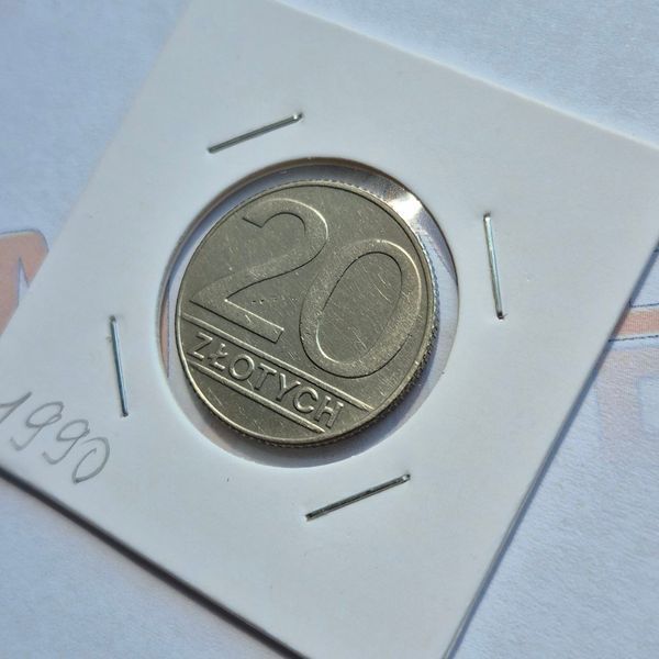 Монета Польщі 20 злотих 1990 року pl_20zt_1990 фото