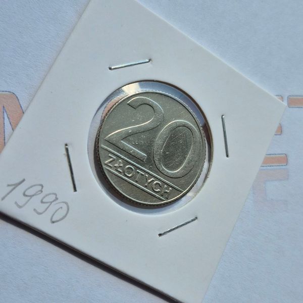 Монета Польщі 20 злотих 1990 року pl_20zt_1990 фото