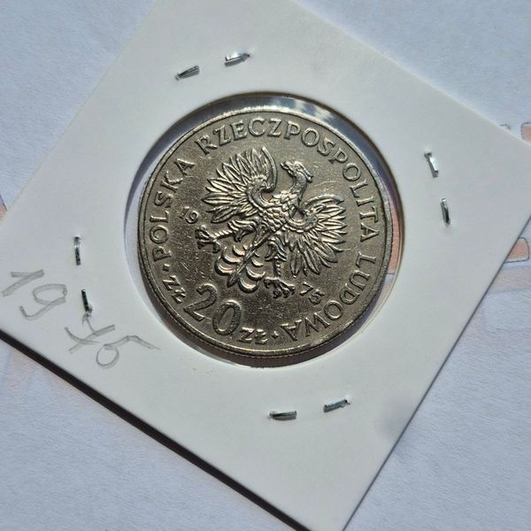 Монета Польщі 20 злотих 1975 року, Марцелій Новотко pl_20zt_1975 фото