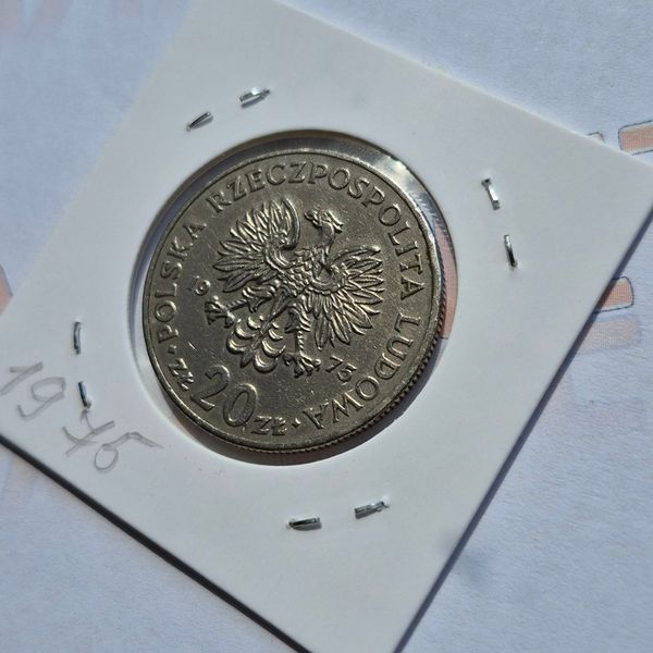 Монета Польщі 20 злотих 1975 року, Марцелій Новотко pl_20zt_1975 фото