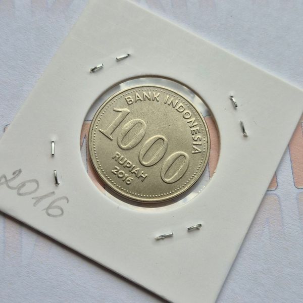 Монета Індонезії 1000 рупій 2016 року id_1000_2016 фото