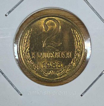 Монета СРСР 2 копійки 1985 року su_2_1985 фото