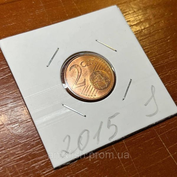 Монета Німеччини 2 євроценти 2015 року, мітка монетного двору "J" - Гамбург de_2_2015_J фото