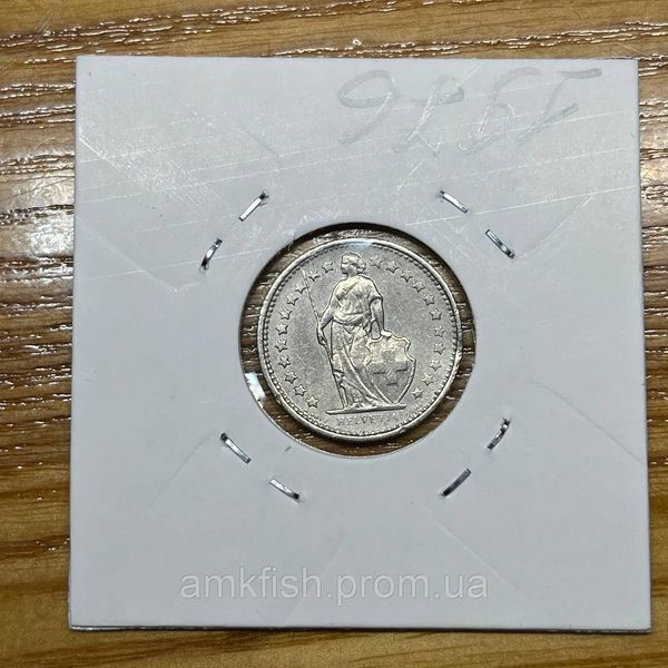 Монета Швейцарії &frac12; франка 1976 року CHF_50_1976 фото