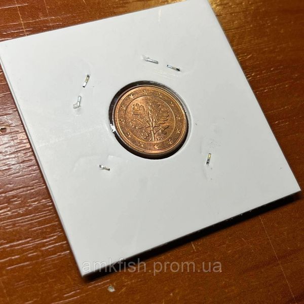 Монета Німеччини 1 євроцент 2019 року, мітка монетного двору "J" - Гамбург de_1_2019_J фото