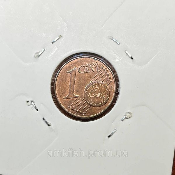 Монета Німеччини 1 євроцент 2009 року, мітка монетного двору "A" - Берлін de_1_2009_А фото