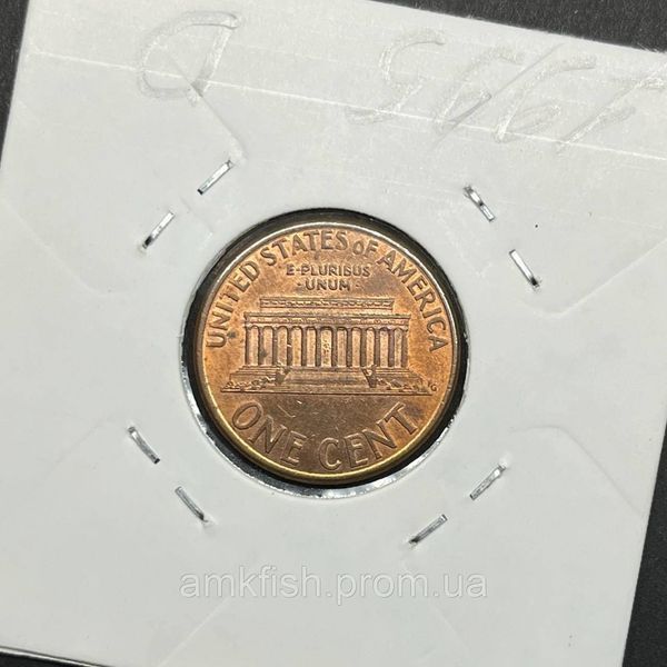 Монета США 1 цент (Лінкольн-Сент) 1995 року, мітка монетного двору: "D" - Денвер usa_1_1995_D фото