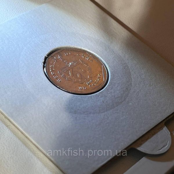 Монета республіки Куба 1 сентаво 2019 року, арабські цифри cu_1_2019 фото